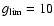 $g_{\rm lim}=10$