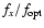 $f_x/f_{\rm opt}$