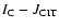 $I_{\rm C}-J_{\rm CIT}$
