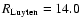 $R_{\rm Luyten}=14.0$