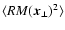 $\langle {RM}(\vec{x}_\perp)^2 \rangle$