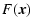 $\displaystyle F(\vec{x})$