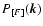 $P_{[F]}(\vec{k})$