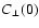 $C_\perp(0)$