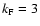 $k_{\rm F} = 3$