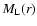 $M_{\rm L}(r)$