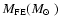 $M_{\rm FE} (\hbox {${M_{\odot }}$ })$