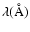 $\lambda({\rm \AA})$