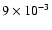 $9\times 10^{-3}$