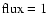 $\rm flux=1$