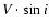 $V\cdot\sin i$