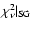 $\chi^2_{\nu}\vert _{\rm SG}$