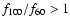 $f_{\rm 100}/f_{\rm 60}>1$