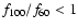 $f_{\rm 100}/f_{\rm 60}<1$
