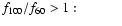 $\textstyle \parbox{3.0cm}{$f_{\rm 100}/f_{\rm 60}>1$ :}$