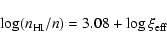 \begin{displaymath}\log(n_{\rm HI}/n)=3.08+\log\xi_{\rm eff}
\end{displaymath}