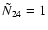 $\tilde{N}_{24}=1$