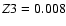 $Z{\rm 3=0.008}$