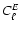 $C^{E}_{\ell}$