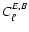 $C^{E,B}_{\ell}$