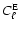 $C^{\rm E}_{\ell }$