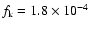 $f_{\rm k}=1.8\times 10^{-4}$