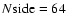 $N{\rm side }=64$