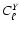 $C^{Y}_{\ell}$