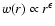 $w(r)
\propto r^{\epsilon}$