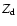 $Z_{\rm d}$