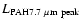 $L_{\rm PAH 7.7~ \mu m~peak}$