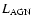 $L_{\rm AGN}$