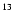 $^{\rm 13}$