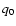 $q_{\rm0}$