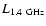 $L_{\rm 1.4~GHz}$