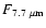 $F_{\rm 7.7~\mu m}$