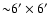 ${\sim}6'\times 6'$