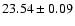 $23.54\pm0.09$