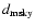 $d_{{\rm msky}}$