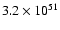 $3.2\times
10^{51}$