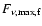 $F_{\rm\nu, max, f}$