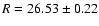 $R
=26.53\pm0.22$