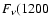 $F_{\nu}(1200$