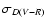 $\sigma_{D(V-R)}$
