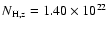 $N_{\rm H,z}=1.40\times 10^{22}$