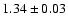 $1.34\pm0.03$