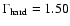 $\Gamma _{\rm hard}=1.50$