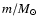 $m/M_\odot$