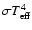 $\sigma T_{\rm eff}^4$