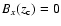 $B_x(z_{\rm c})=0$